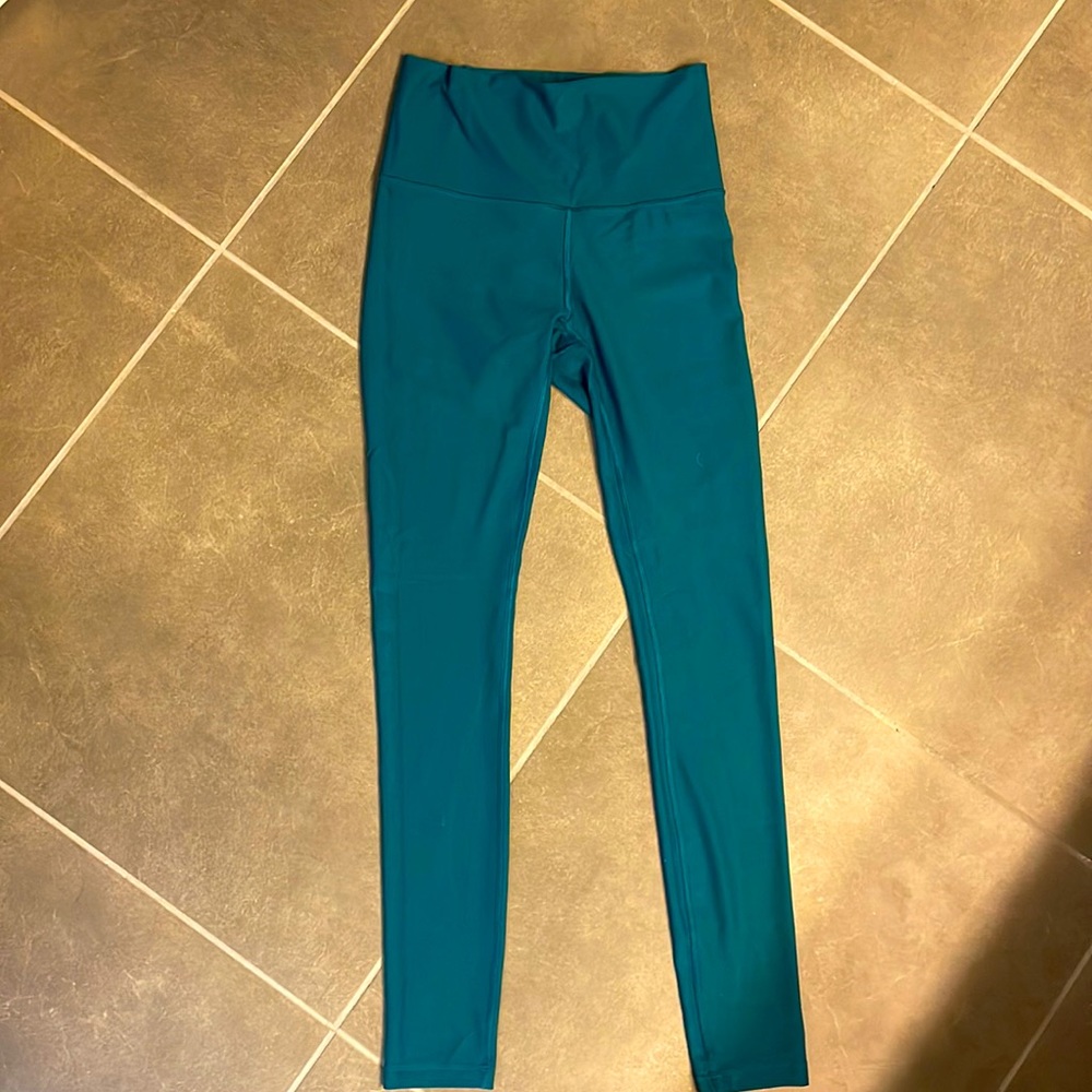 Women’s teal lululemon mapped out high rise 28’ leggings (6)